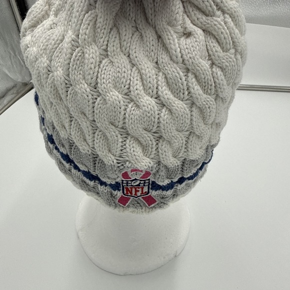 Colts White Woman's Beanie Hat - Picture 4 of 5